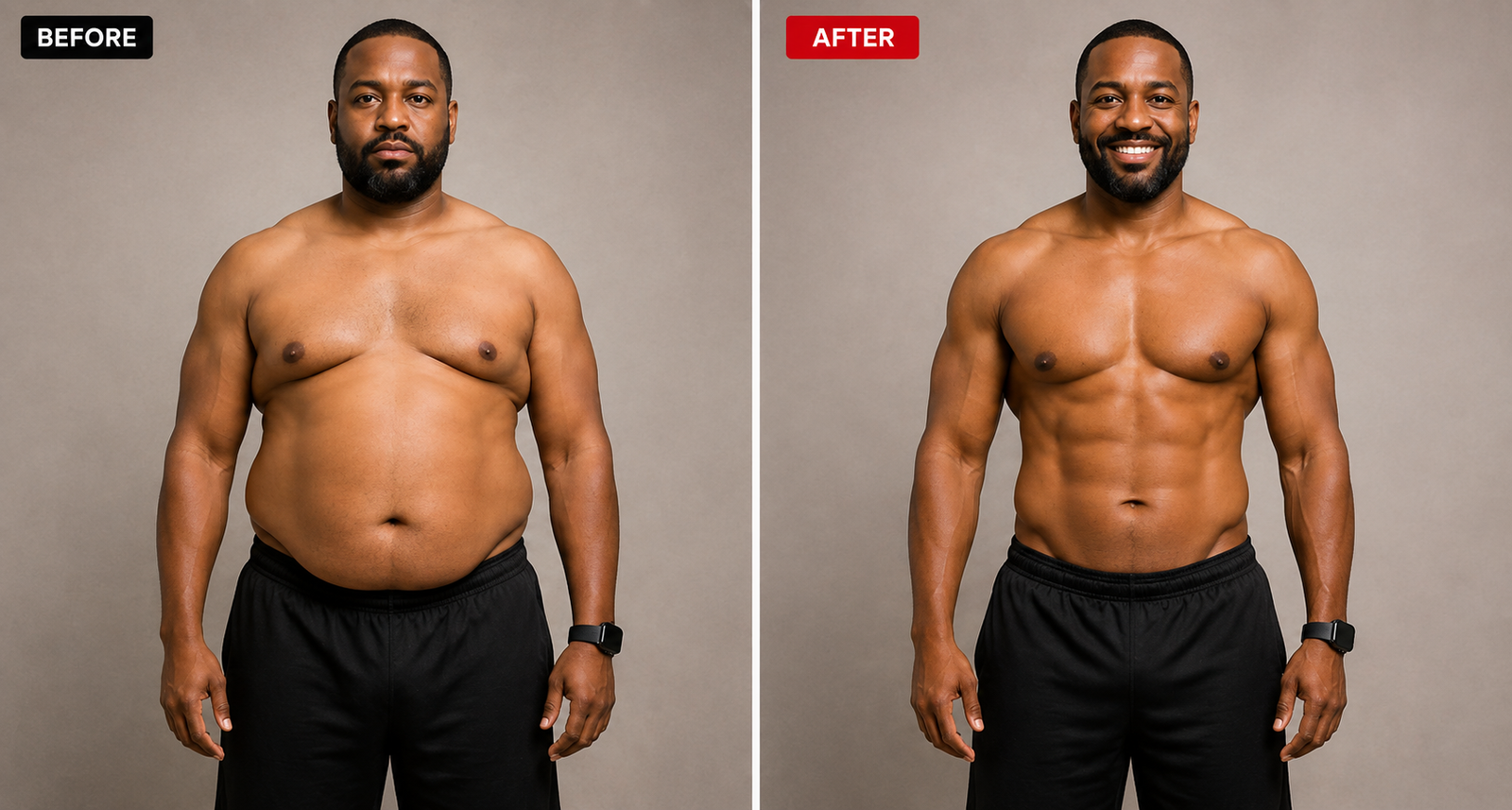Client result at Snatched Body by Flo